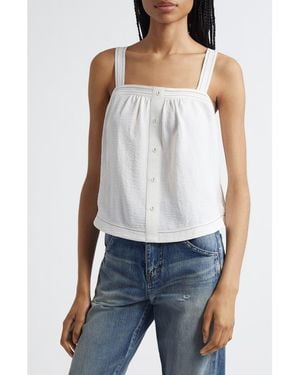 Ramy Brook Maisey Contrast Stitch Camisole - Blue