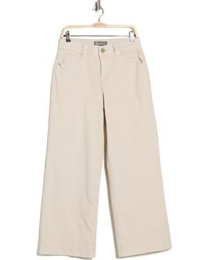 Democracy High Waist Wide Leg Jeans - Natural