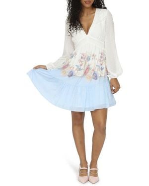 Belle & Bloom All Your Love Babydoll Dress - White
