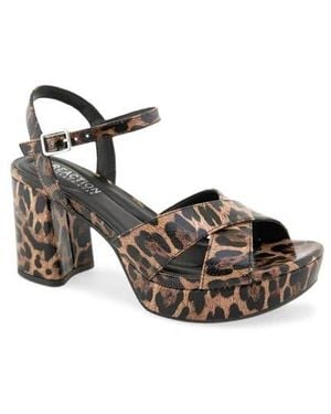 Kenneth Cole Reeva Ankle Strap Platform Sandal - Multicolor