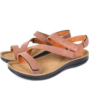 AEROTHOTIC Zion Adjustable Strap Sandal - Brown