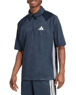 adidas Stadium Jacquard Polo - Blue