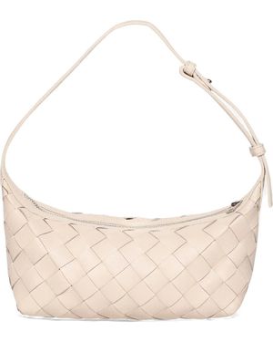 Walter Baker Aurora Woven Leather Mini Shoulder Bag - Natural