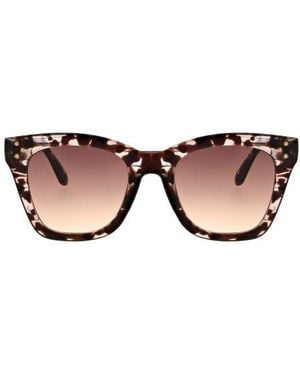 BCBGeneration 50Mm Oversize Peaked Square Sunglasses - Brown