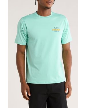 Hurley Hybrid Short Sleeve Upf 50+ Rashguard - Green