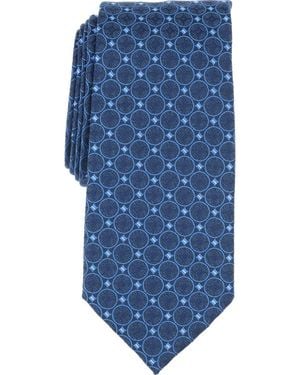 Savile Row Caperock Medallion Tie - Blue