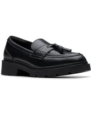Clarks Lauryl Tassel Loafer - Black