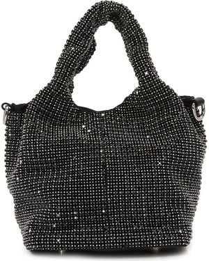 BERNESS Crystal Bucket Bag - Black