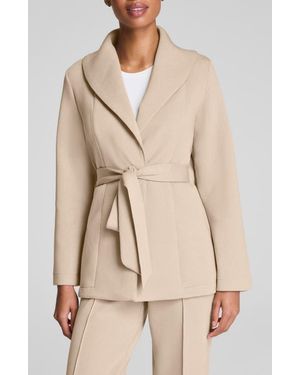 Spanx Airessentials Shimmer Wrap Cardigan - Natural