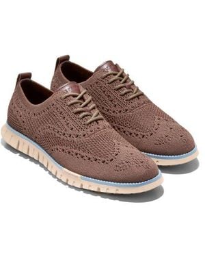 Cole Haan Zerøgrand Remastered Stitchlite Wingtip Oxford - Brown