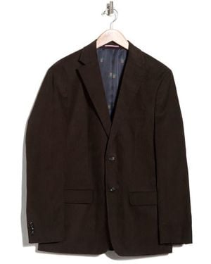 Tommy Hilfiger Two-Button Corduroy Sport Coat - Black