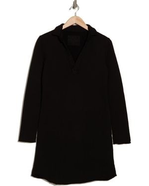 Frank & Eileen Nicole Long Sleeve Cotton Dress - Black