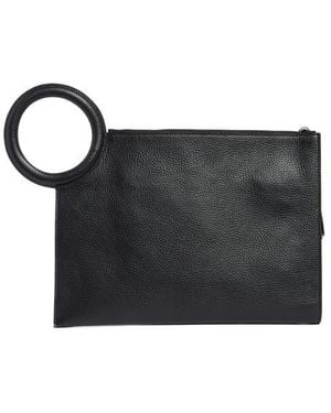 Longchamp Leather Clutch - Black