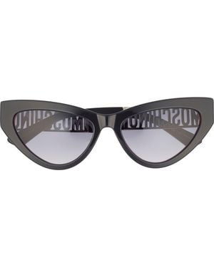 Moschino 55Mm Cat Eye Sunglasses - Gray