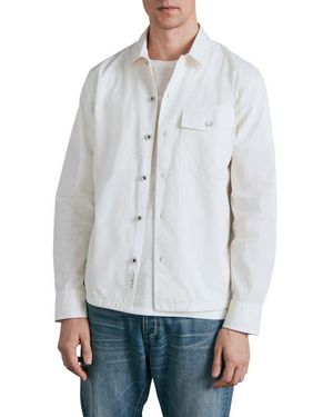 Rag & Bone Stanton Cotton Shirt Jacket - Gray
