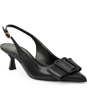 Bruno Magli Mona Pointed Toe Slingback Pump - Black