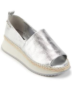 DKNY Orza Espadrille Wedge Sandal - White
