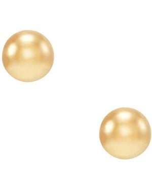 Frankie & Zoe 14K Ball Stud Earrings - Metallic