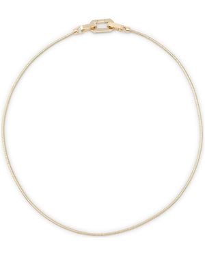 AllSaints Fine Rope Necklace - Metallic