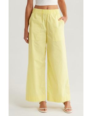 Jonathan Simkhai Arden Pull-On Pants - Yellow