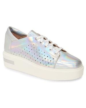Linea Paolo Kendra Platform Sneaker - White