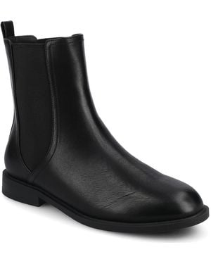 Journee Collection Chelsea Boot - Black