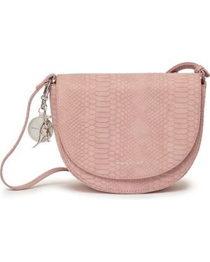 Estella Bartlett Loman Faux Leather Saddle Bag - Pink