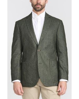 Flynt Wool Blend Sport Coat - Green