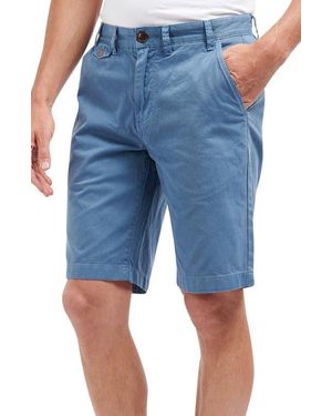 Barbour Neuston Regular Fit Chino Shorts - Blue