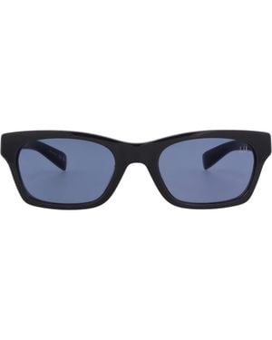 dunhill 53Mm Rectangular Sunglasses - Blue