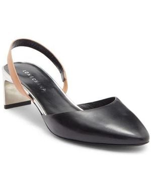 Longchamp Slingback Pump - Black
