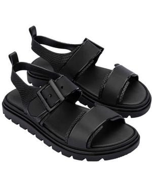 Melissa Connection Papete Sandal - Black