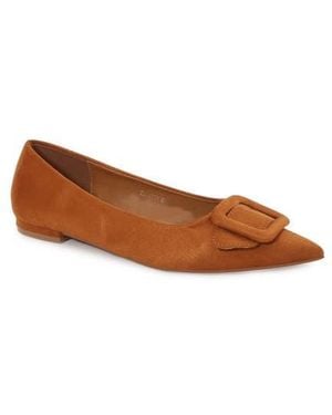 BERNESS Rhianna Pointed Toe Flat - Brown