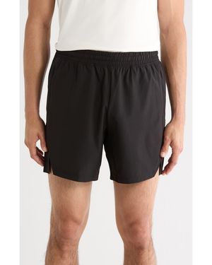 90 Degrees Airborne 7-Inch Woven Shorts - Black