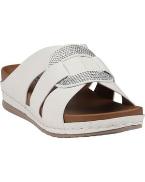Gc Shoes Betsey Comfort Slide Sandal - Metallic