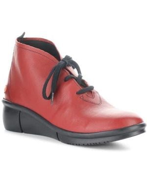 Softinos Wedge Bootie - Red