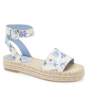 Vince Camuto Darna Ankle Strap Platform Sandal - White