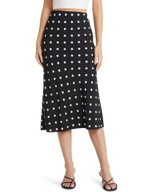 Madewell The Layton Midi Slip Skirt - Black