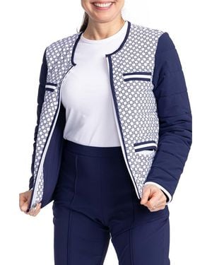 KINONA Polished For Play Moisture Wicking Jacket - Blue