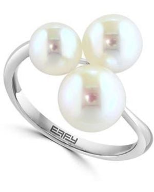 Effy Sterling 6–8Mm Freshwater Pearl Ring - White