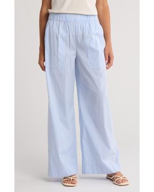 Jonathan Simkhai Arden Pull-On Pants - Blue