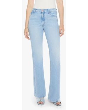 Mother The Doozy High Waist Flare Jeans - Blue