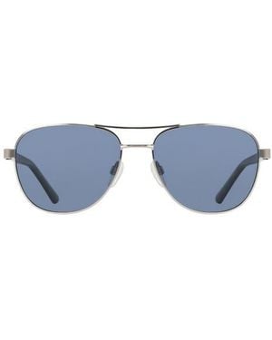 Cole Haan 55Mm Aviator Sunglasses - Blue