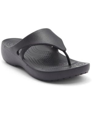 Crocs™ Kadee Wedge Flip Flop - Gray