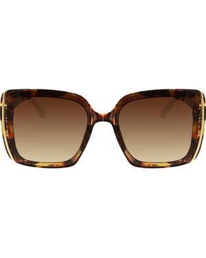 BCBGMAXAZRIA 61Mm Oversize Square Sunglasses - Brown