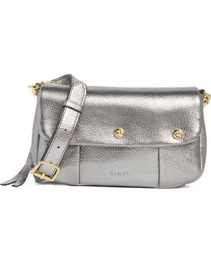 Aimee Kestenberg Kenmare Leather Crossbody Bag - Gray