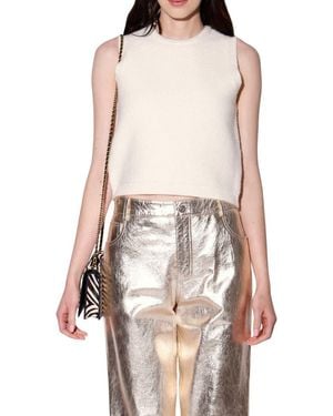 Walter Baker Joy Sleeveless Sparkle Knit Top - Multicolor
