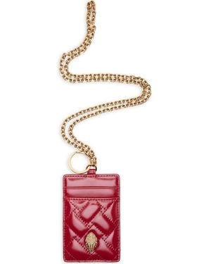 Kurt Geiger Kensington Card Case Lanyard - Red
