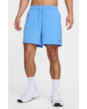 Nike Form Dri-Fit 5-Inch Unlined Versatile Shorts - Blue