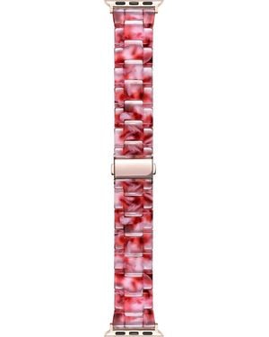 The Posh Tech Resin Apple Watch Bracelet - Red